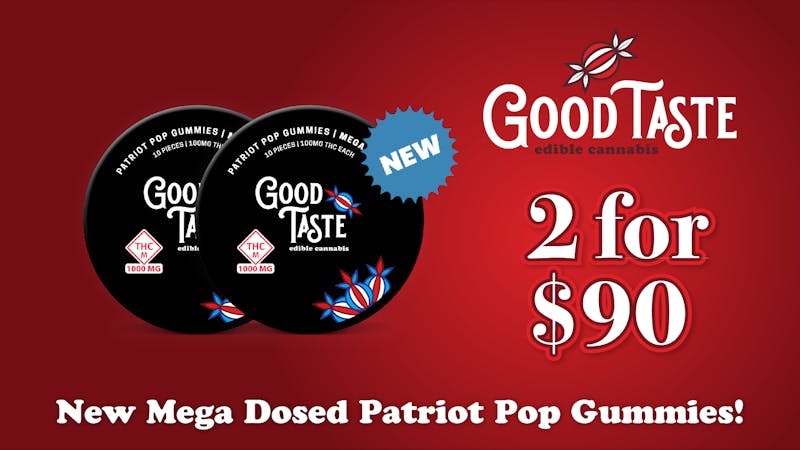 Kind Goods - St. Peters 2 For $90 Mega Dosed Patriot Pop Gummies