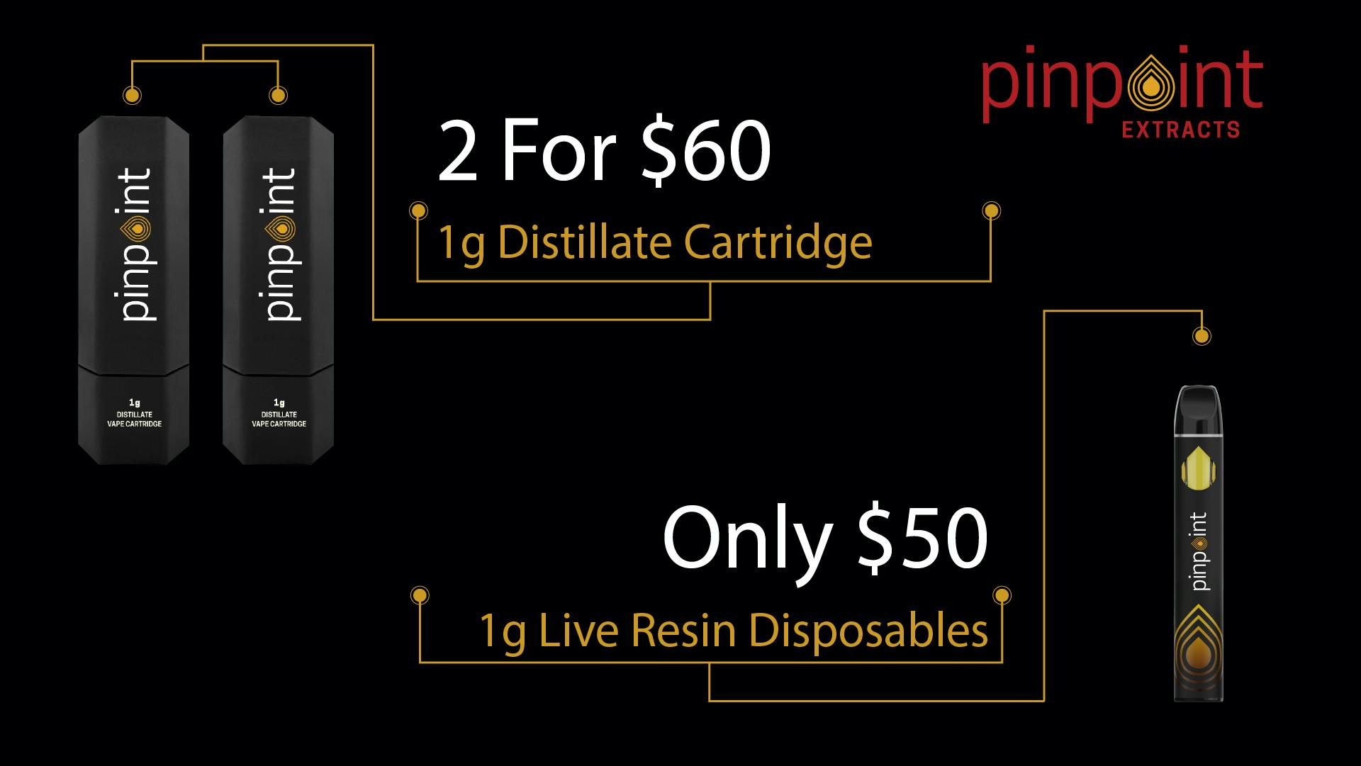 Kind Goods - Soulard 1g Live Resin Disposables Only $50
