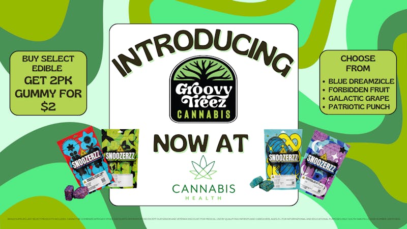 Cannabis Health Buy Select Edible/Gummy, get 2pk Gummy for $2