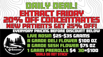 Riverside Greenery Concentrate Friday