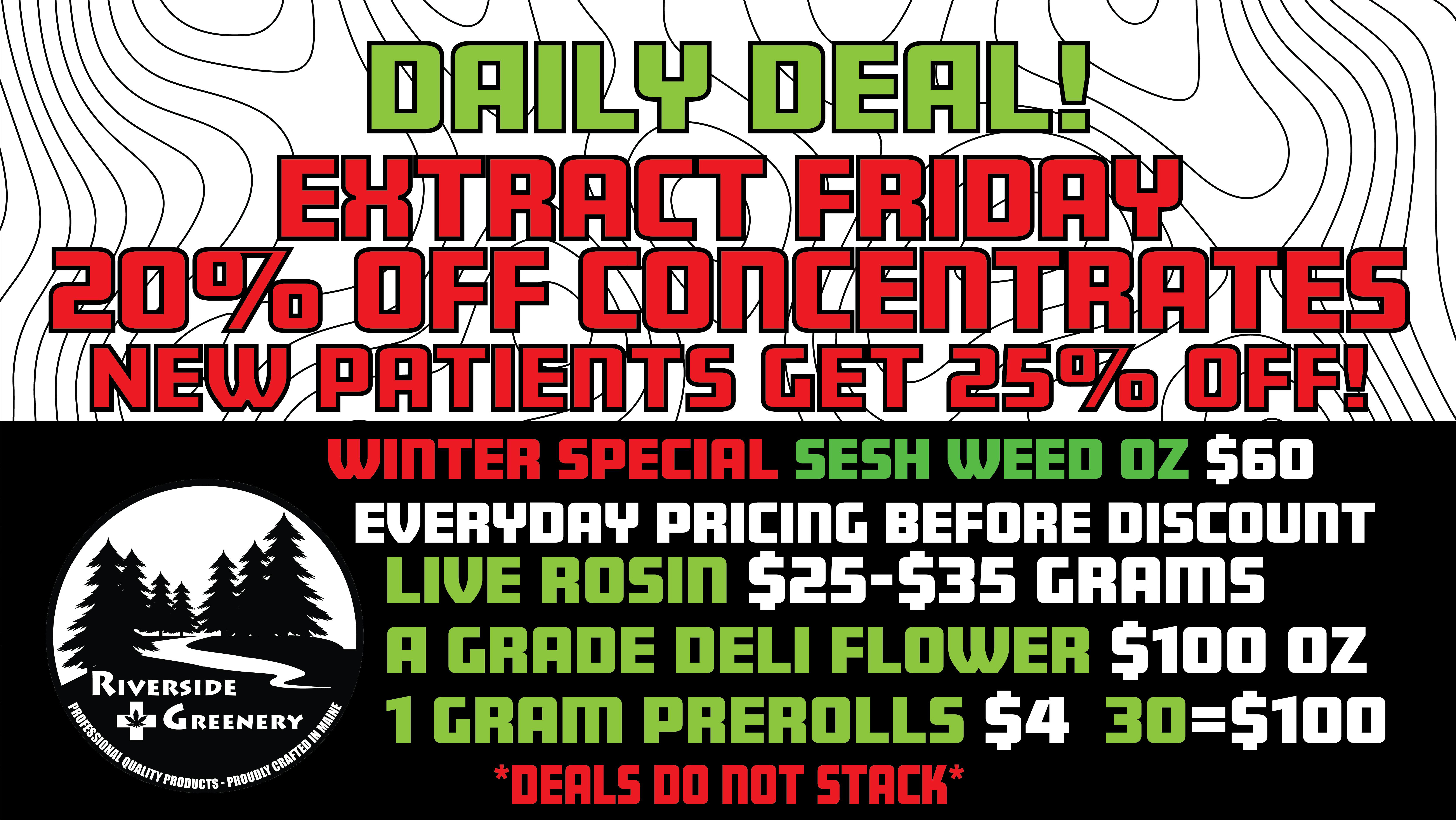 Riverside Greenery Concentrate Friday