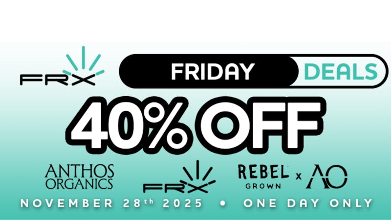 FRX East Liverpool Craft Cannabis Med & Rec Dispensary Friday Deals 40% OFF Select Premium brands!