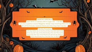 High Supply Cannabis Dispensary DEALS! October Specials