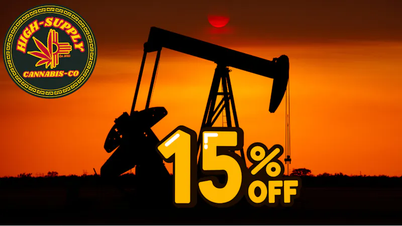 High Supply Cannabis Dispensary Texas Customer receive 15% off -Use our Drive thru