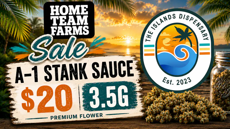 The Islands Dispensary $20 Home Team 1/8's