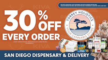Torrey Holistics Dispensary | La Jolla / San Diego 30% Off Every Order