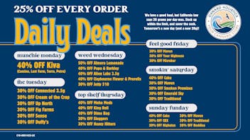 Oxnard Holistics Dispensary Top Shelf Thursday Up to 40% Off