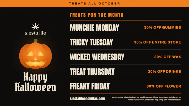 Siesta Life Encinitas HAPPY HALLOWEEN