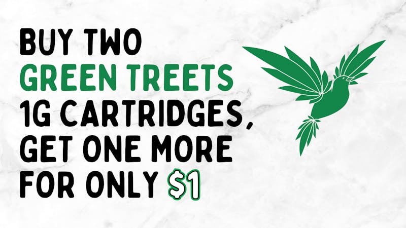 Green Tree Medicinals of Boulder Buy two, Get one for $1 GT Carts