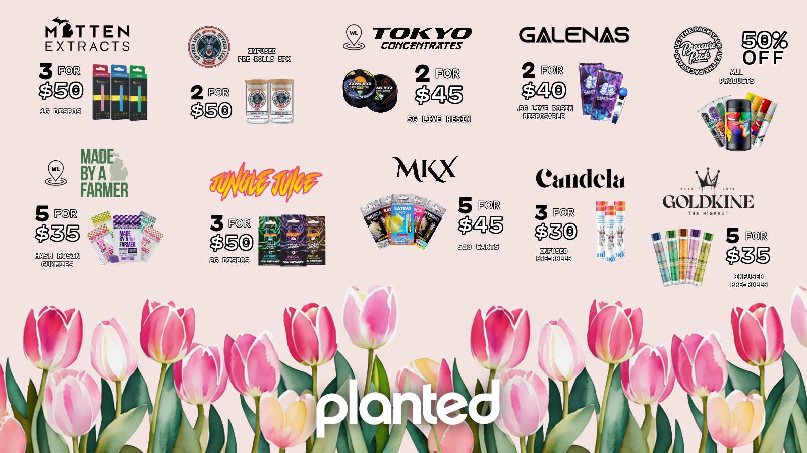 Planted Provisioning Delivery - West Bloomfield 🌷FULL BLOOM. FULL CART💨