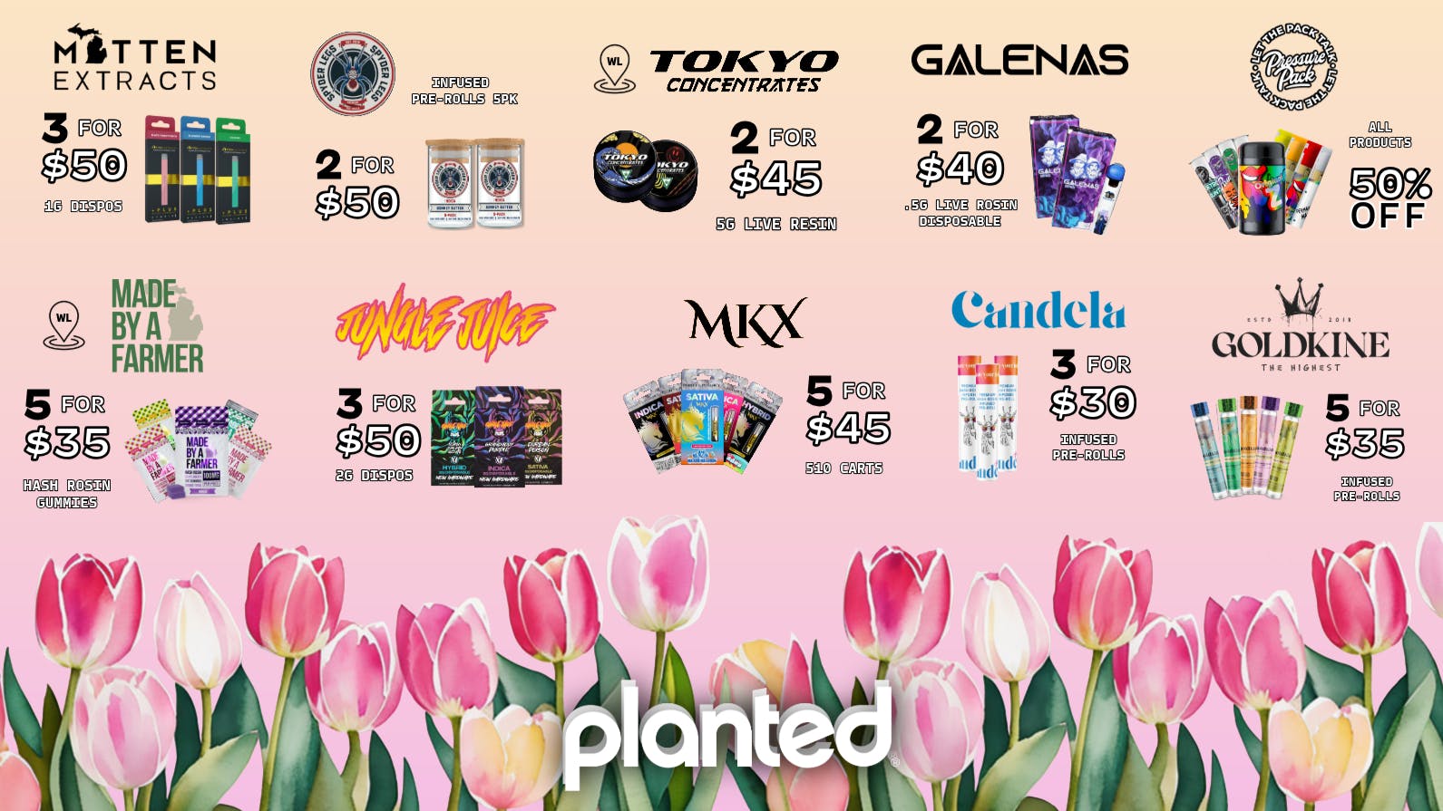 Planted Provisioning Delivery - West Bloomfield 🌺PETAL TO THE METAL⚡