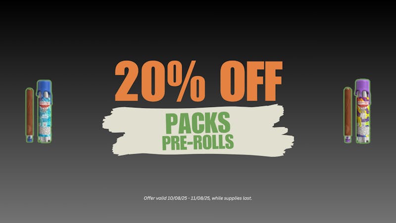 Society House 20% Off Packs Pre-Rolls