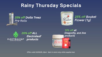 Society House Rainy Thursday Discounts
