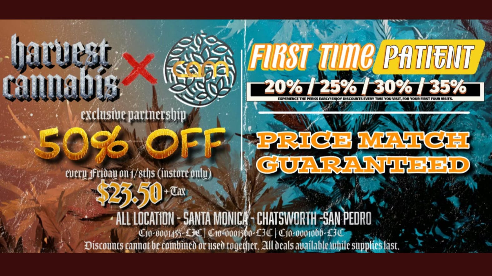 Harvest of San Pedro FTP 20% / 25% / 30% / 35%