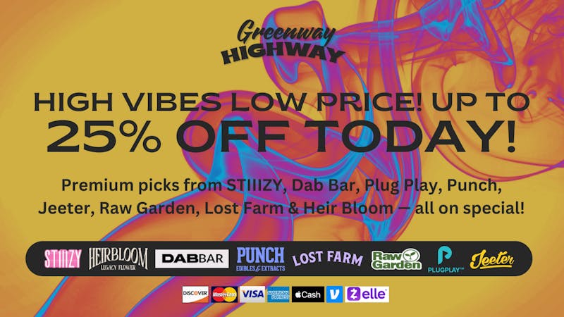 Greenway Highway Up to 25% Off Premium Brands Today!