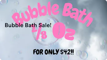 The Cannabis Co. Bubble Bath Sale!