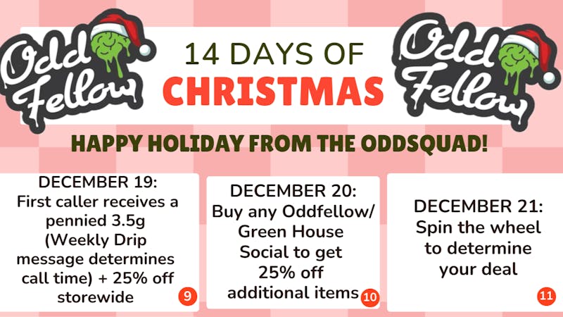 Oddfellow Wellness DAY 10 0F 14 DAYS OF CHRISTMAS!