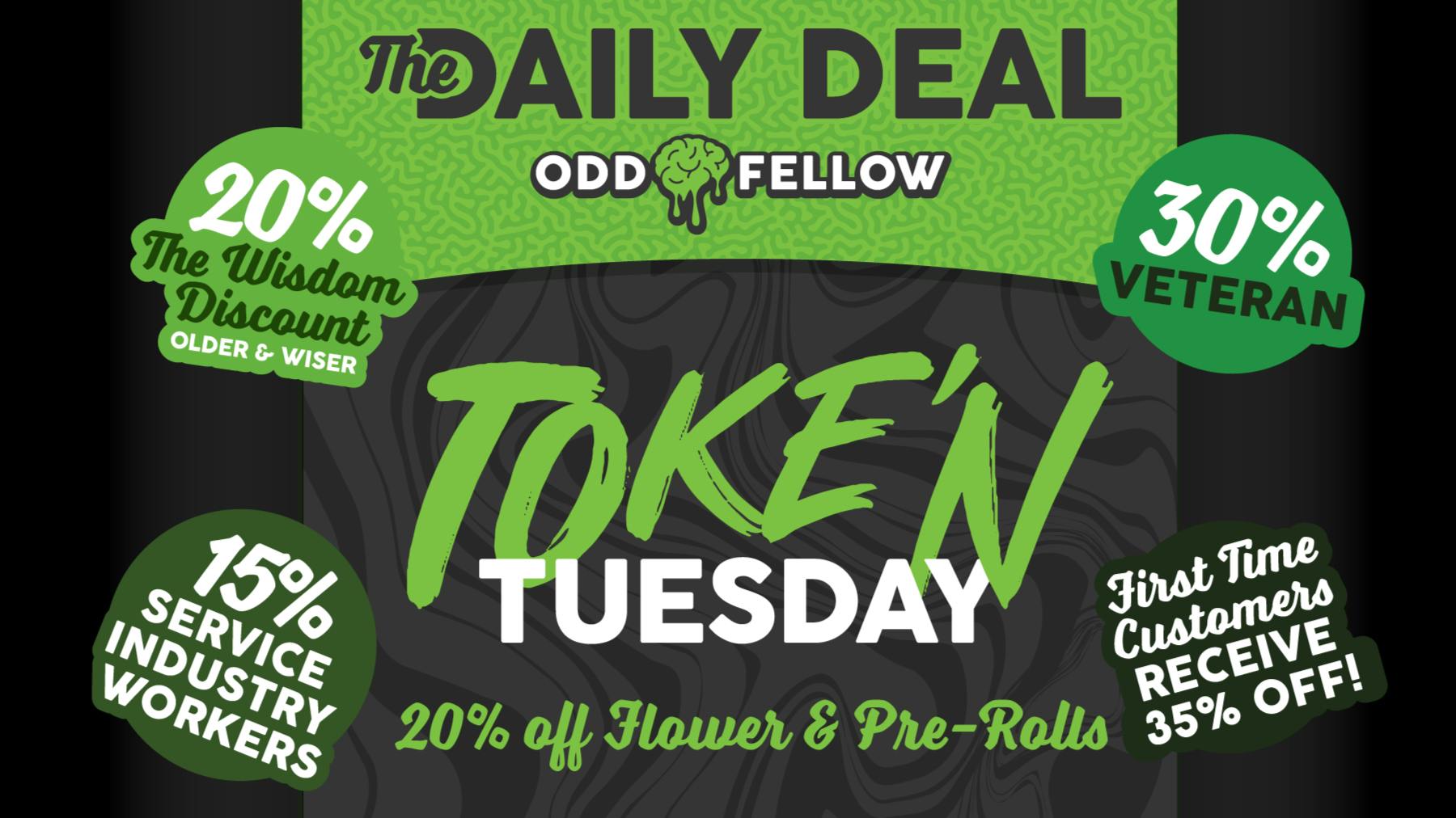 Oddfellow Wellness Toke'n Tuesday