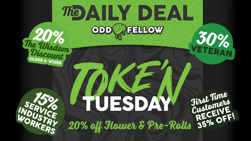 Oddfellow Wellness Toke'n Tuesday