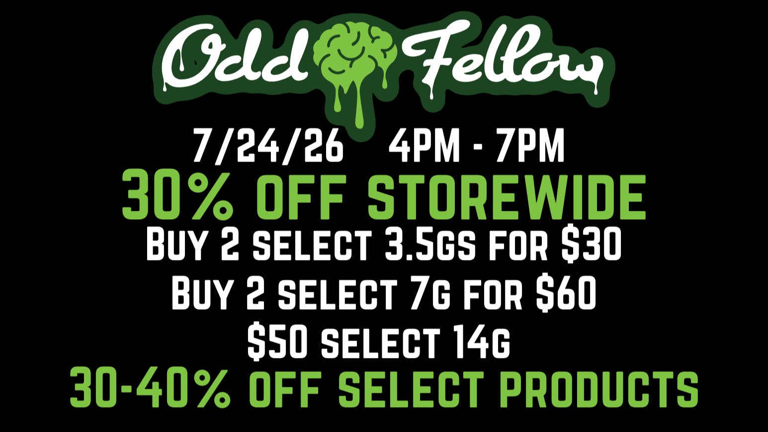 Oddfellow Wellness - Pearl THE HAPPIEST HOURS: 4PM - 7PM TODAY!