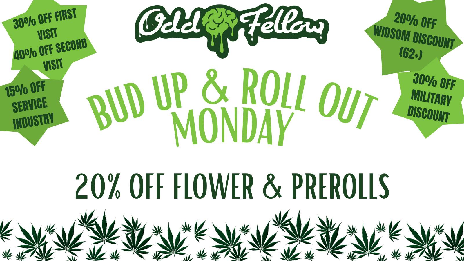 Oddfellow Wellness - Pearl Bud Up & Roll Out Monday