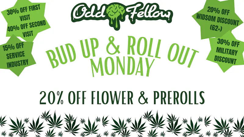 Oddfellow Wellness - Pearl Bud Up & Roll Out Monday