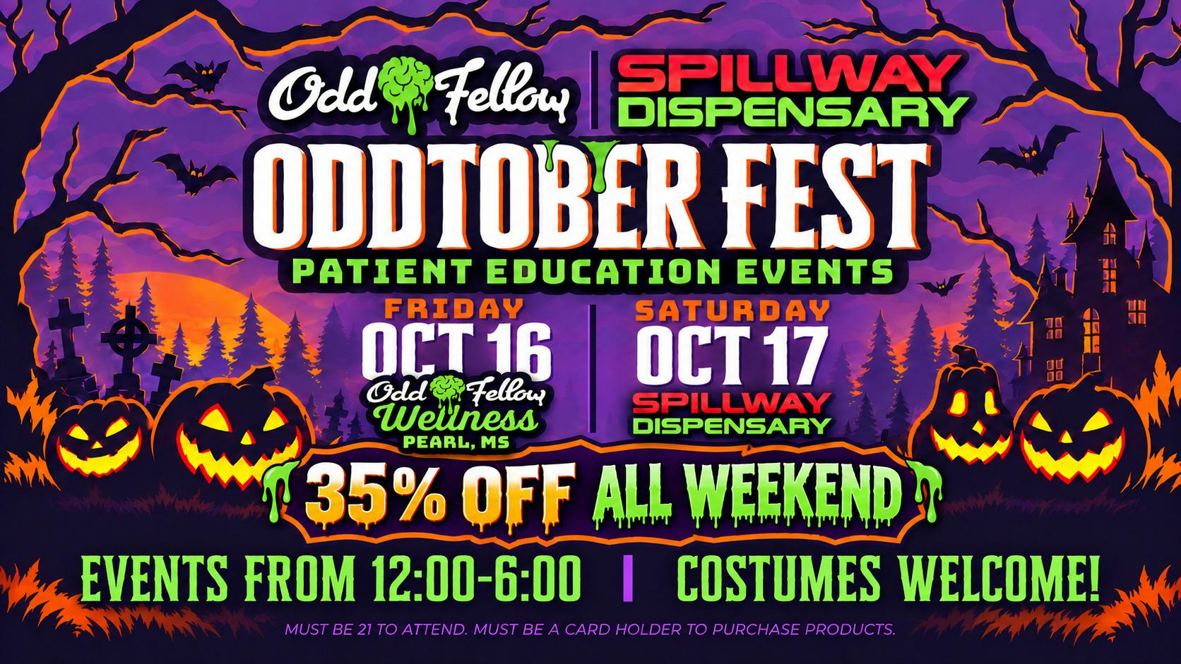Oddfellow Wellness - Pearl ODDTOBER FEST👻