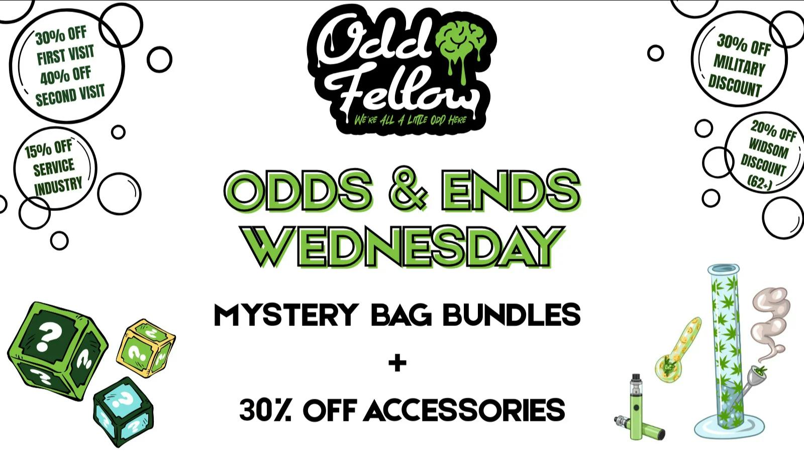 Oddfellow Wellness - Pearl ODDS & ENDS WEDNESDAY