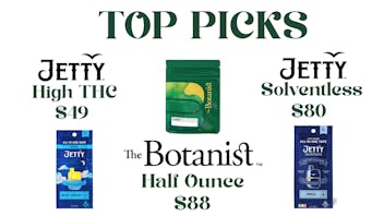 ALTO Tribeca $49 1G Jetty & $88 Botanist half-oz