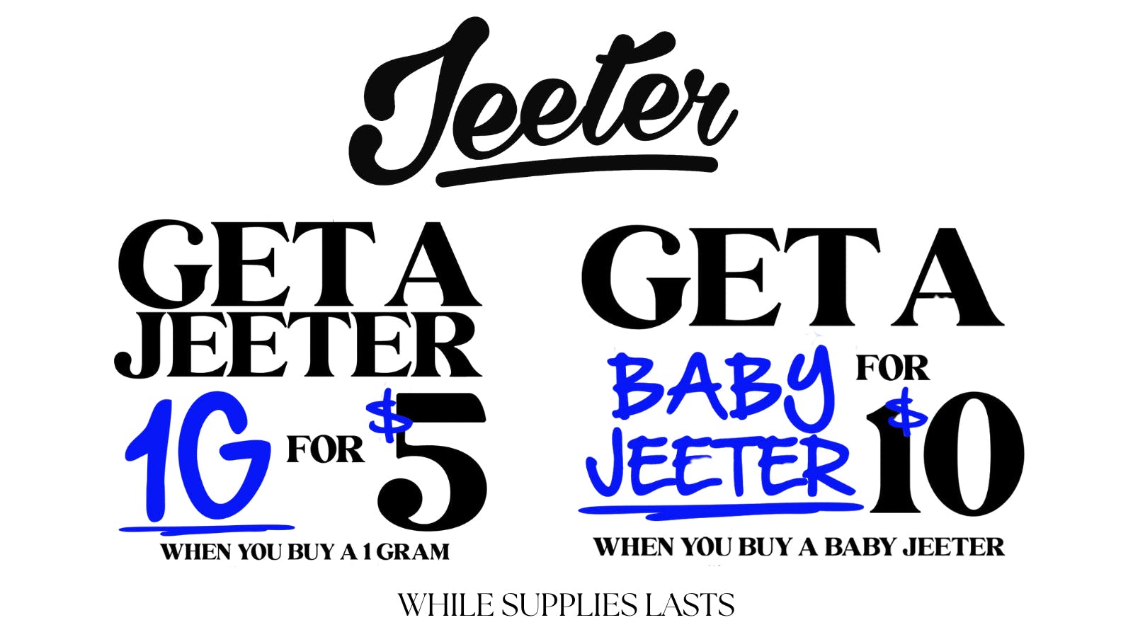 ALTOCANNA Buy a Jeeter get a Jeeter
