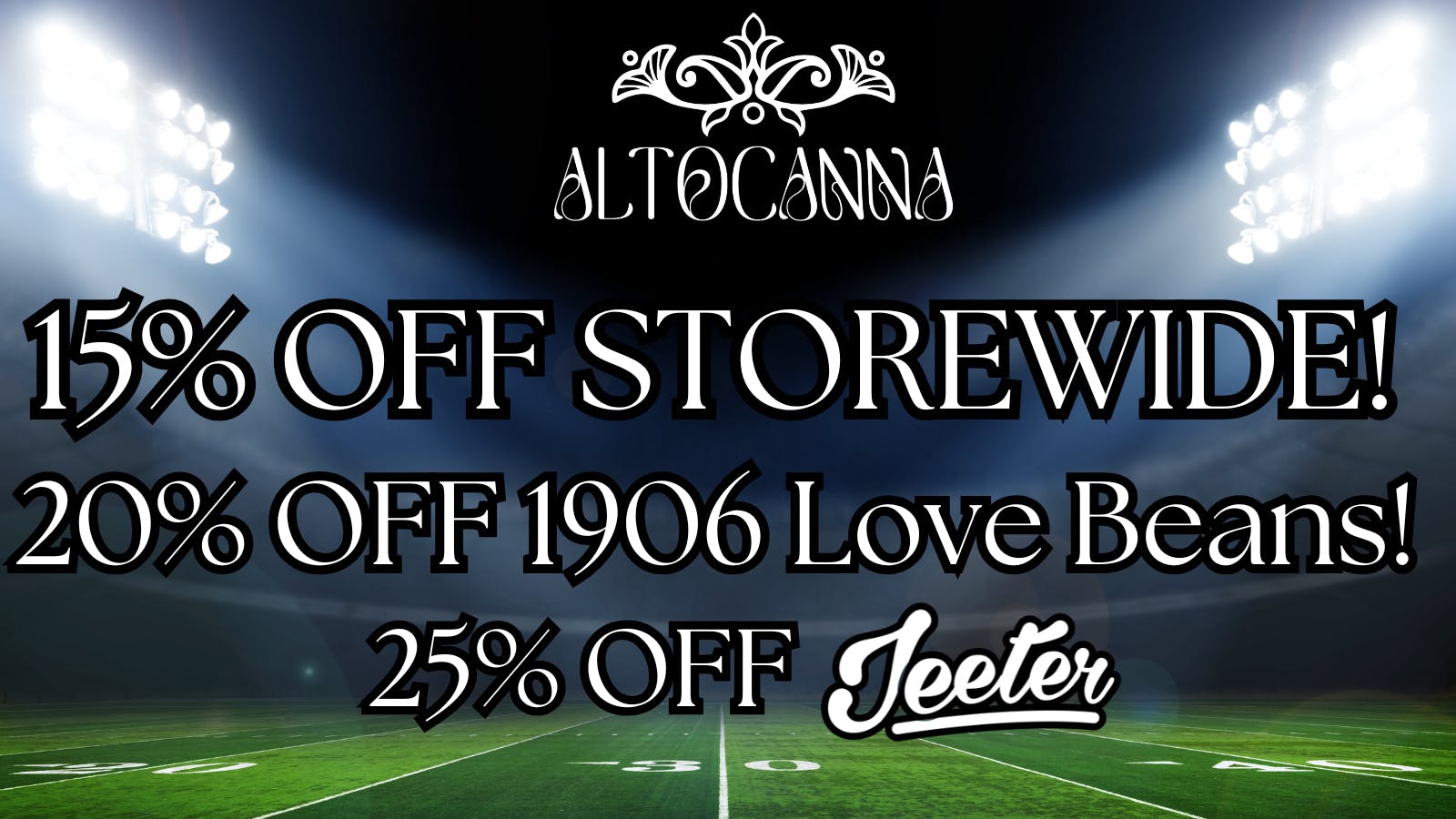 ALTOCANNA 15% off Entire Store 2/6-2/8
