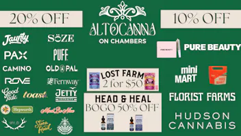 ALTOCANNA Memorial Day Weekend Specials