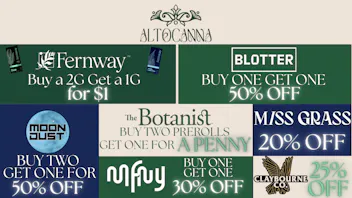 ALTOCANNA 7/10 Deals for the weekend