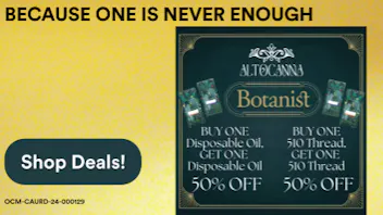 ALTOCANNA BOGO 50% Botanist dispo & 510s