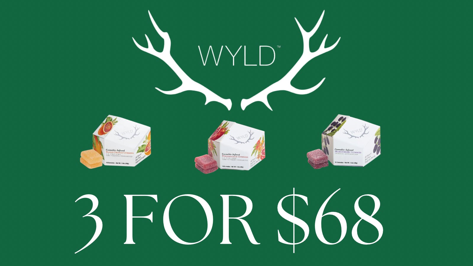 ALTOCANNA 3x Wyld for $68