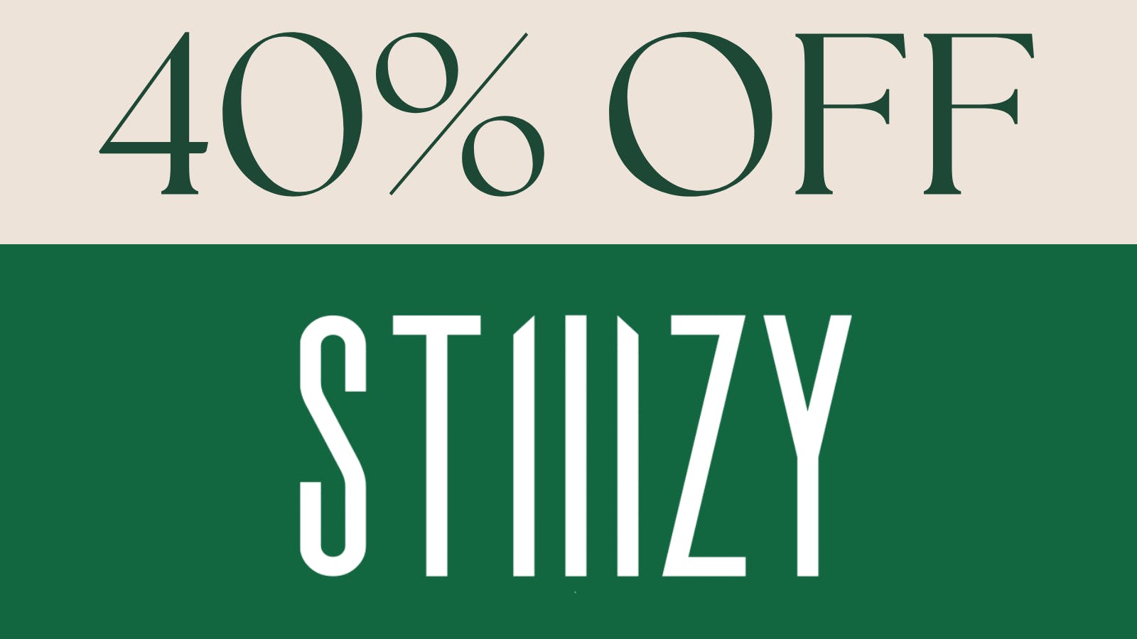 ALTOCANNA 40% off STIIIZY Products