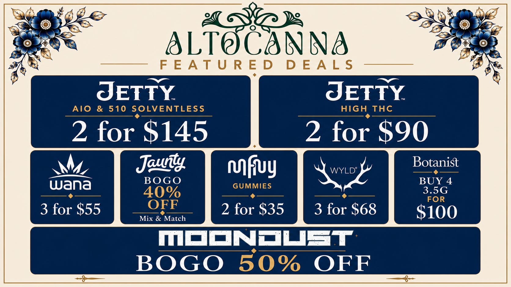 ALTOCANNA Featured Deals