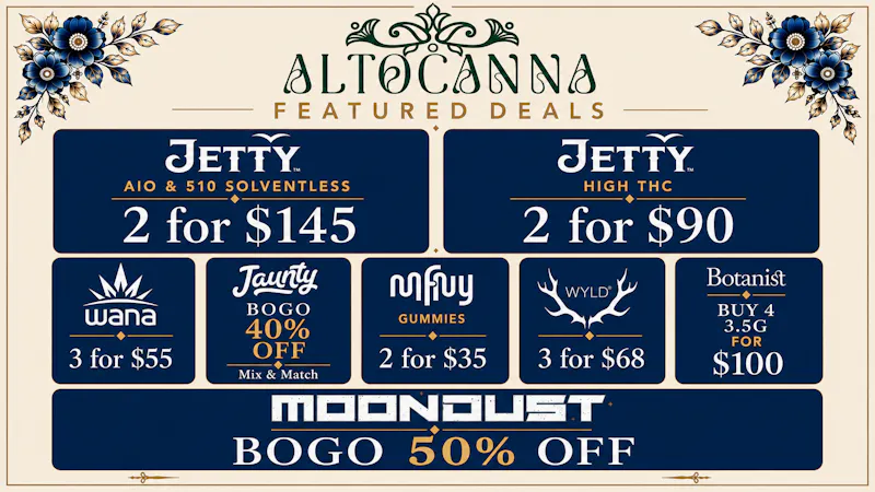 ALTOCANNA Featured Deals