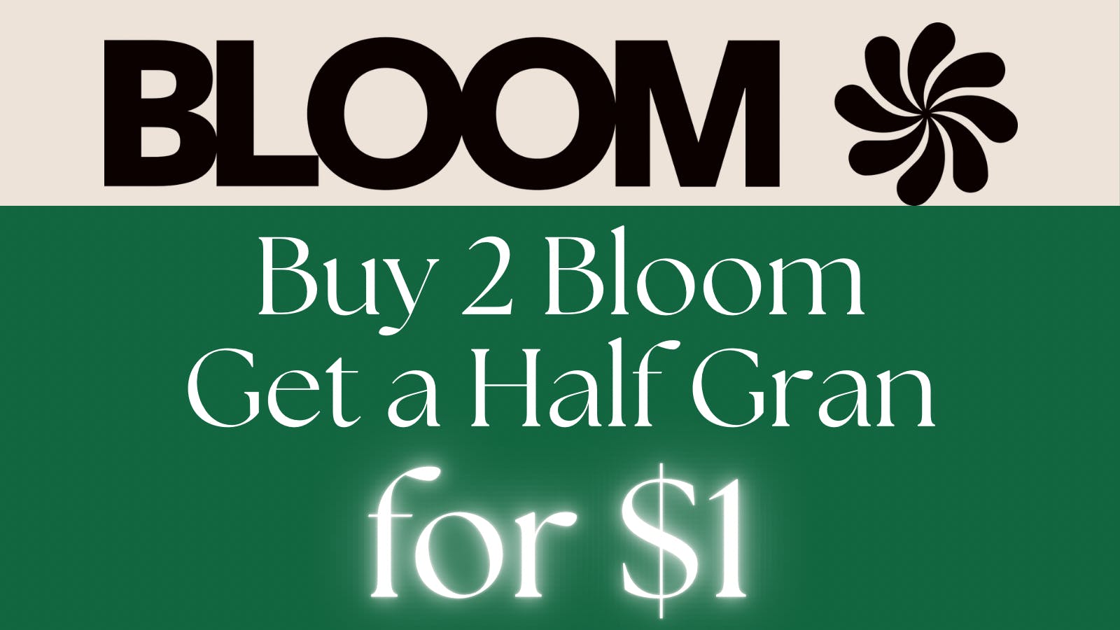 ALTOCANNA Bloom buy 2x 1G get a 0.5G for $1