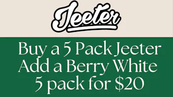 ALTOCANNA Buy a Jeeter 5pk add a Berrywhite 5pk for $20