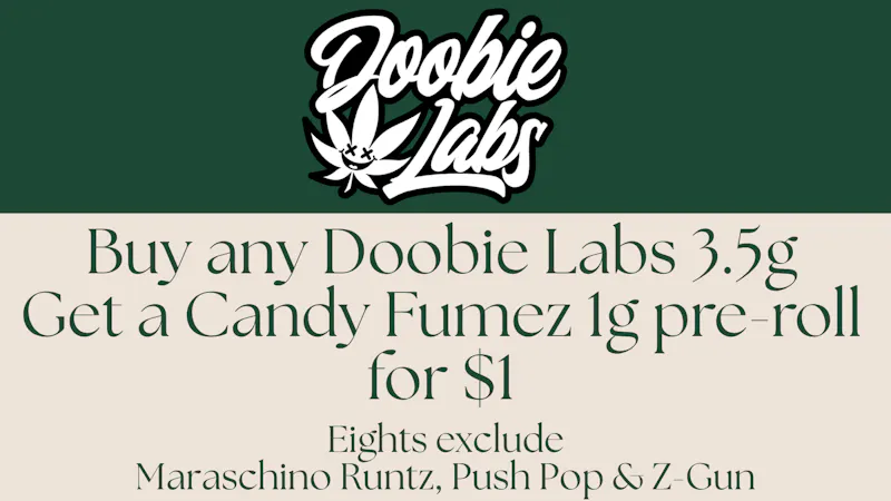ALTOCANNA Buy any Doobie Labs 3.5G add a Candy Fumez 1G