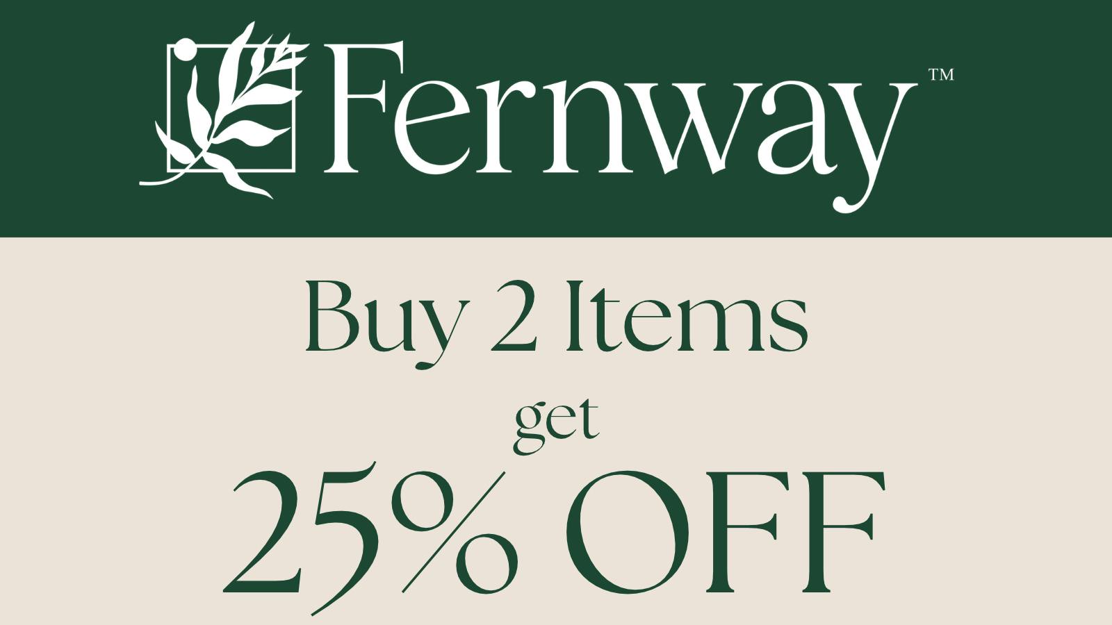 ALTOCANNA Buy any 2 Fernways for 25% off