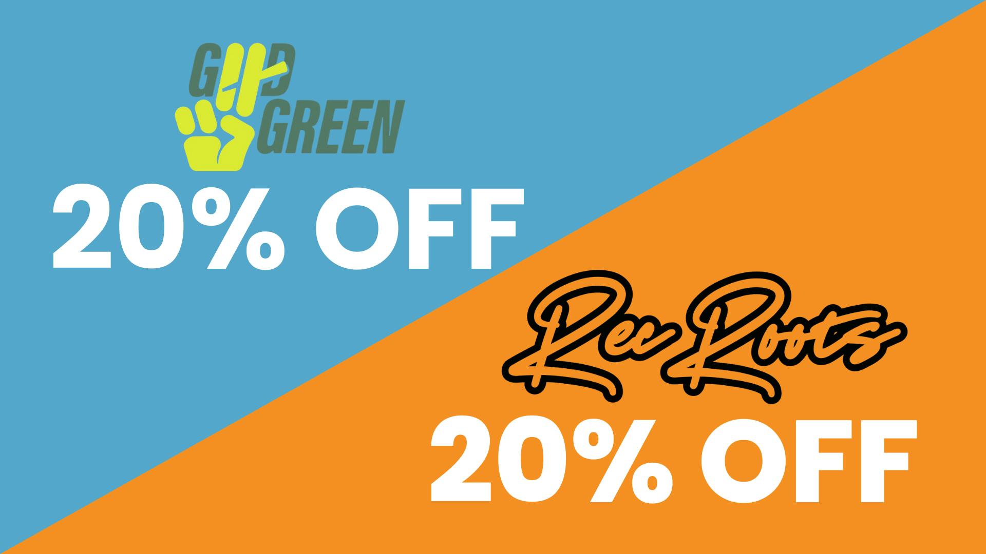 Stoops NYC 20% OFF GOOD GREEN AND REC ROOTS