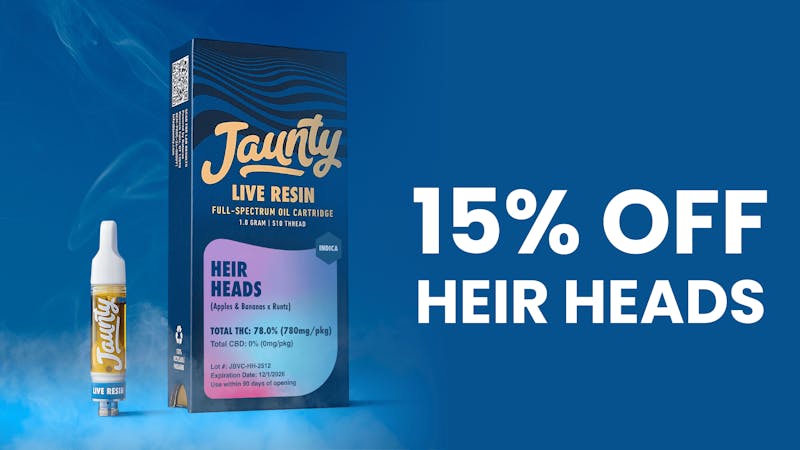 Stoops NYC 15% Off Jaunty Heir Heads