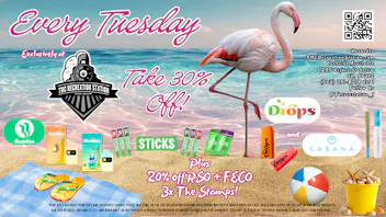 THC Recreation Station Salem 30% off Buddies, Cabana, Drops AND Sticks!