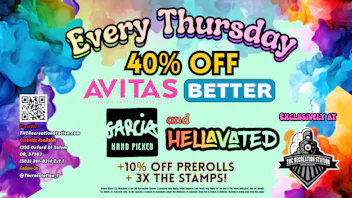 THC Recreation Station Salem 40% Off Avitas, Better, Hellavated AND Garcia!
