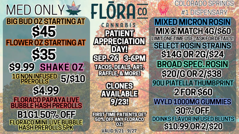Floraco 4/$60 FLORACO LIVE ROSIN! 🍯🔥