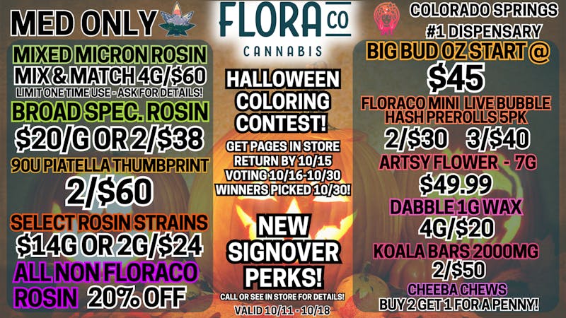 Floraco BIG BUDS STARTING @ $45/OZ! 🤯🔥