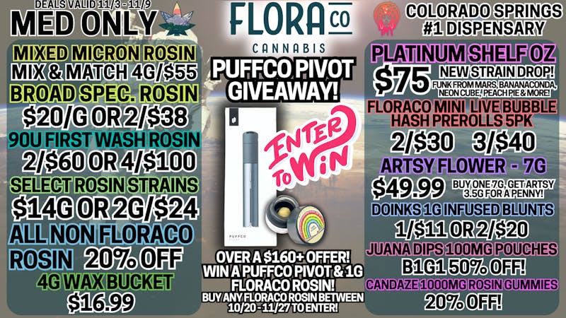 Floraco $75 TOP SHELF OZ + NEW STRAIN DROP! 👽🛸⛽️