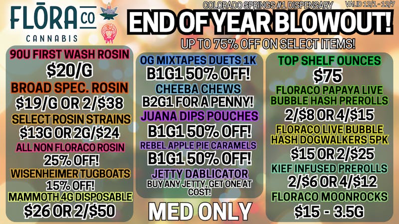 Floraco UP TO 75% OFF SELECT ITEMS!!! 🤯💸